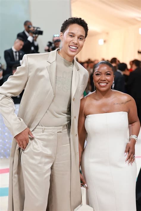 brittney griner chest tattoo|Brittney Griner and Wife Cherelle Attend Met Gala。